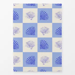 Geschirrtücher Jakobsmuschel blauweiss