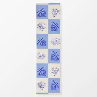 Tischläufer Jakobsmuschel blauweiss