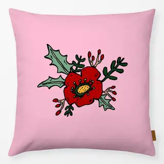 Kissen Weihnachtsblumen