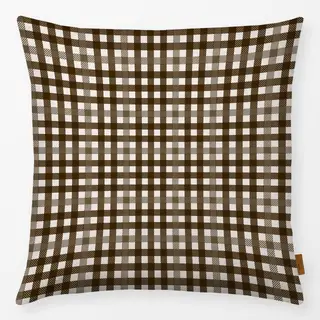 Kissen Tartan brown light-brown