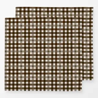 Servietten Tartan brown light-brown