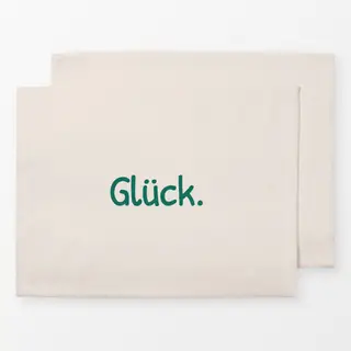 Tischset Glück beige