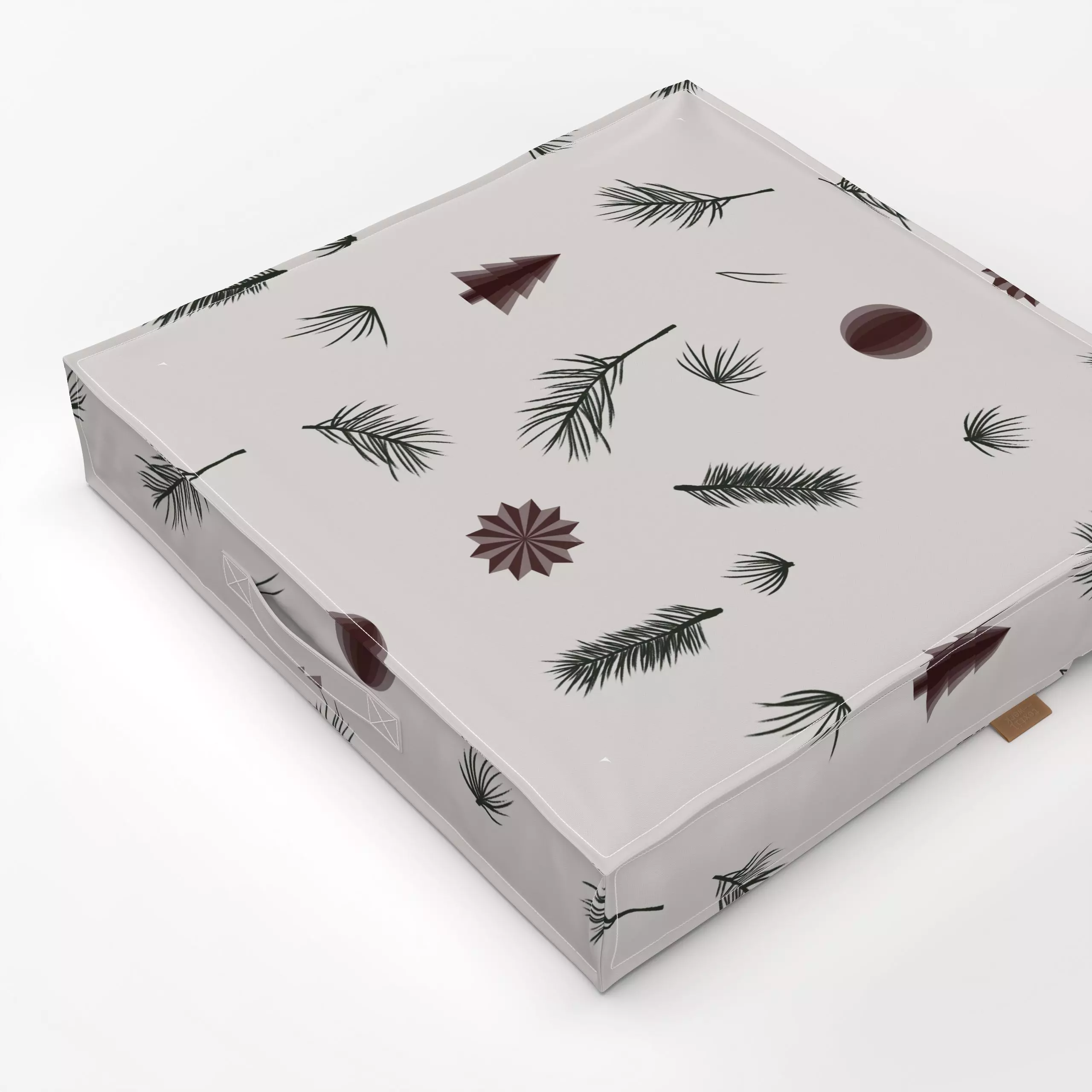 Bodenkissen Weihnachtselemente 2 - Weihnachten - von „textilwerk"