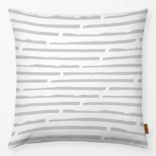 Kissen Streifenliebe 3 Grau