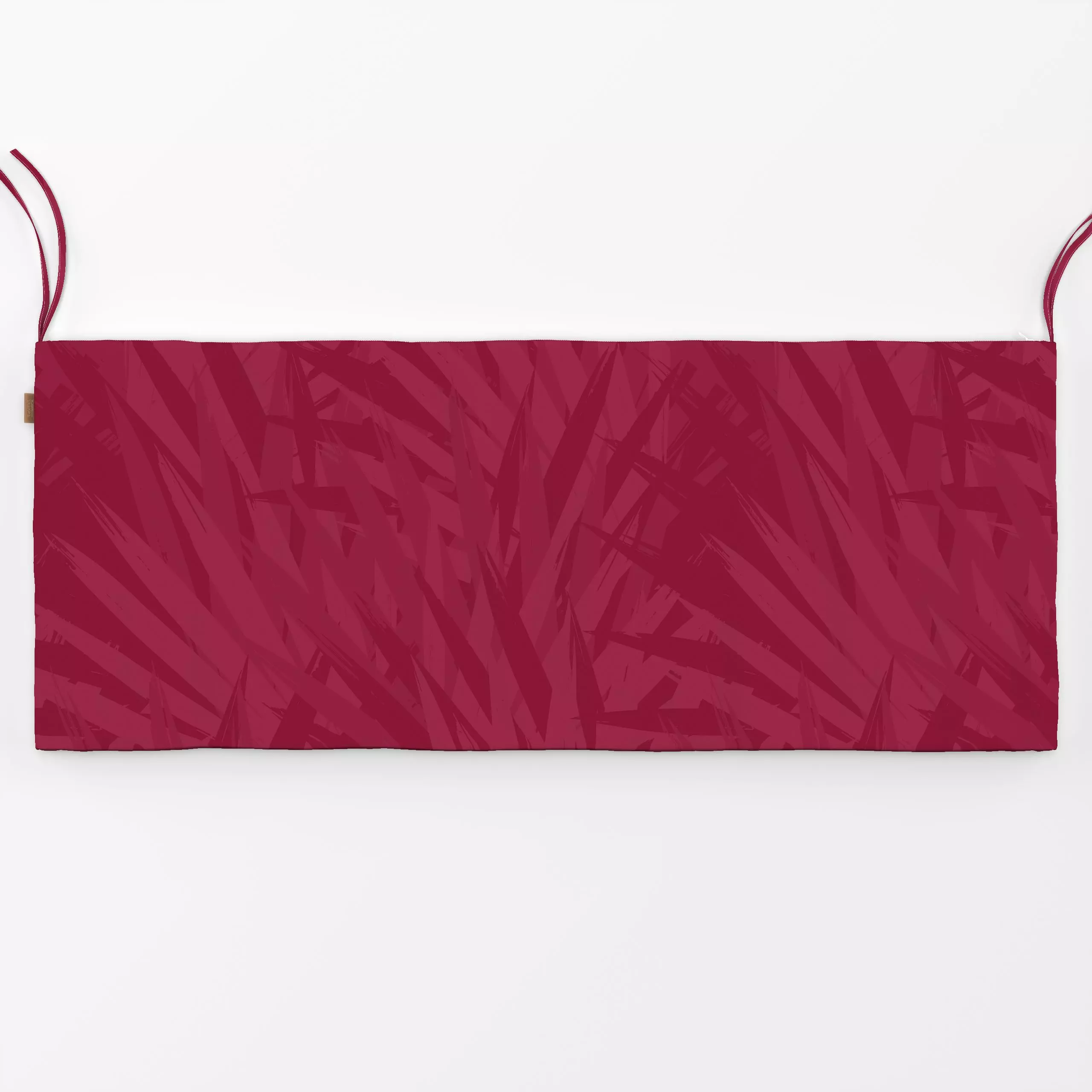 Bankauflage Viva Magenta Palm Leaves - Symbole & Muster, Pflanzen & Botanik - von „Andrea Haase"; Natur, Blatt, exotisch, pi...