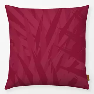 Kissen Viva Magenta Palm Leaves