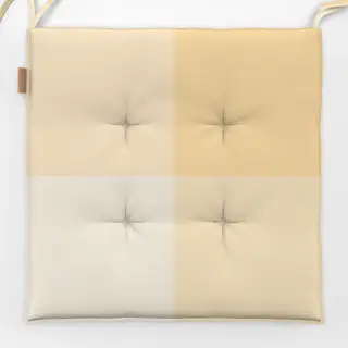 Sitzkissen Grosses Karo Butter Gelb