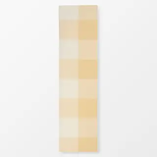 Tischläufer Grosses Karo Butter Gelb