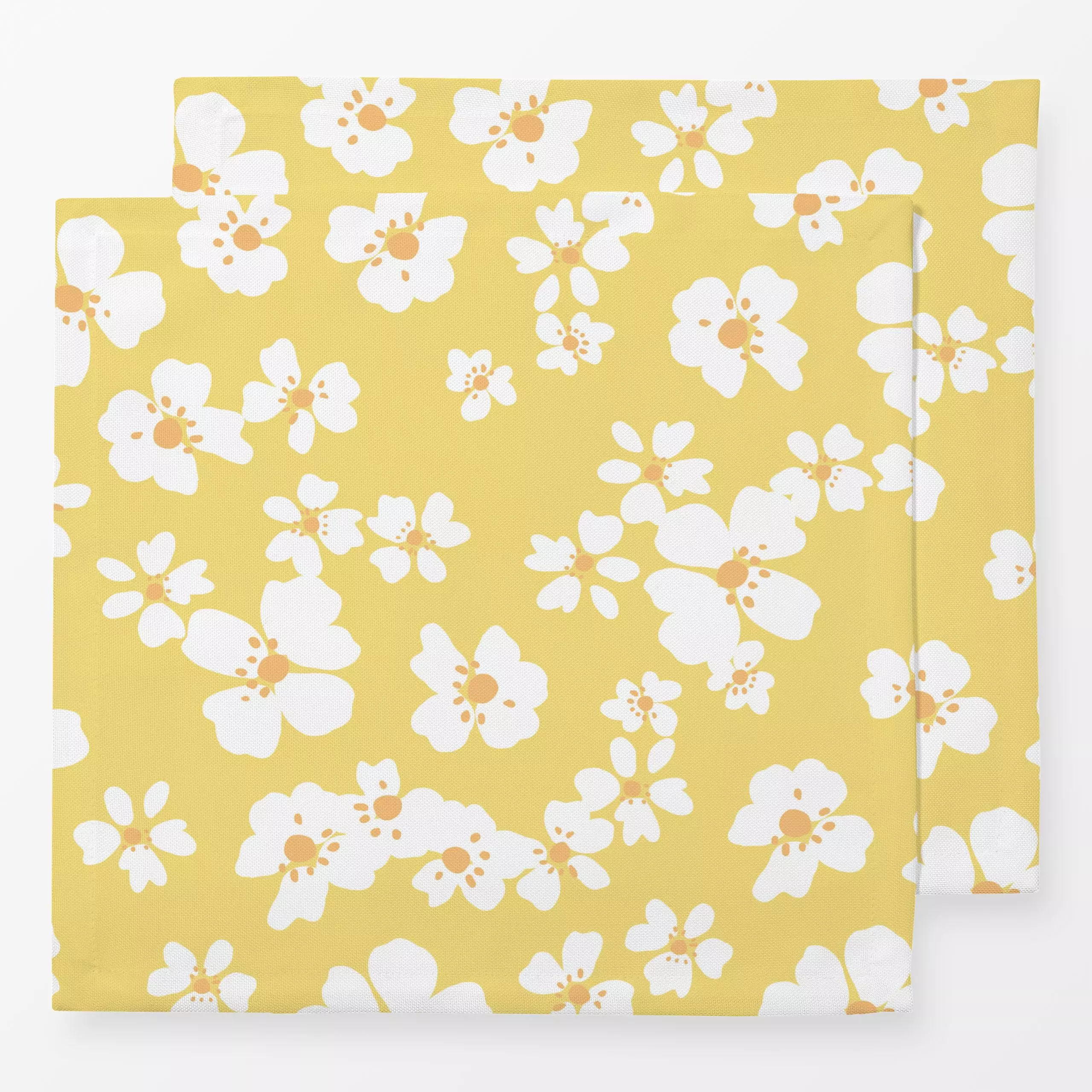 Servietten Matisse Streublümchen - Blumen & Florales, Sommer - von „Uta Naumann"; boho, abstrakt, Blumen, Retro, Garten, Som...