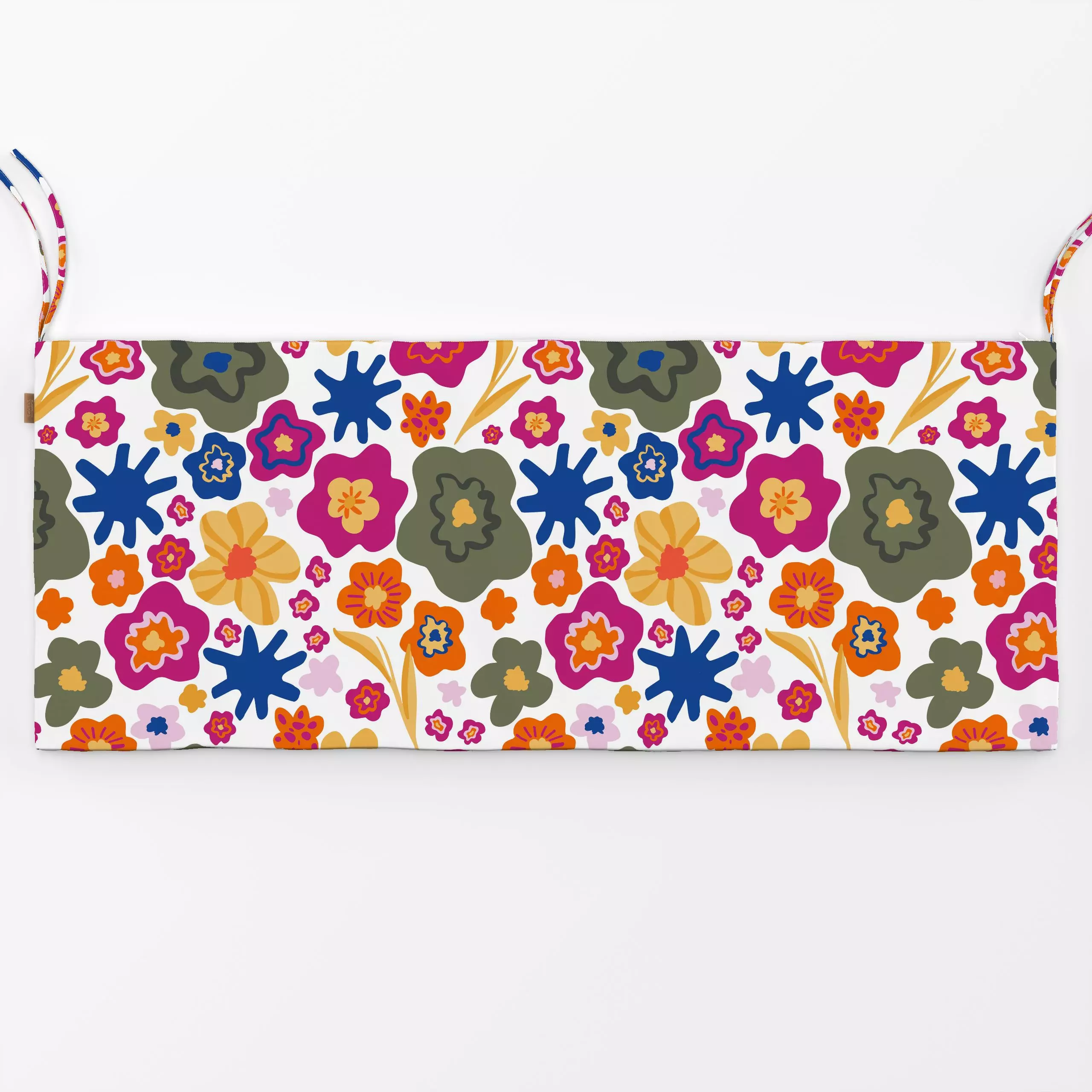 Bankauflage Sunny Vibes - Blumen & Florales, Symbole & Muster - von „Verena Klöpper"; boho, Illustration, Trockenblumen, Kis...