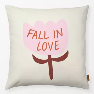 Kissen Fall in Love Flower