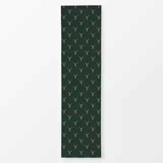 Tischläufer Hirschkopf tannengrün