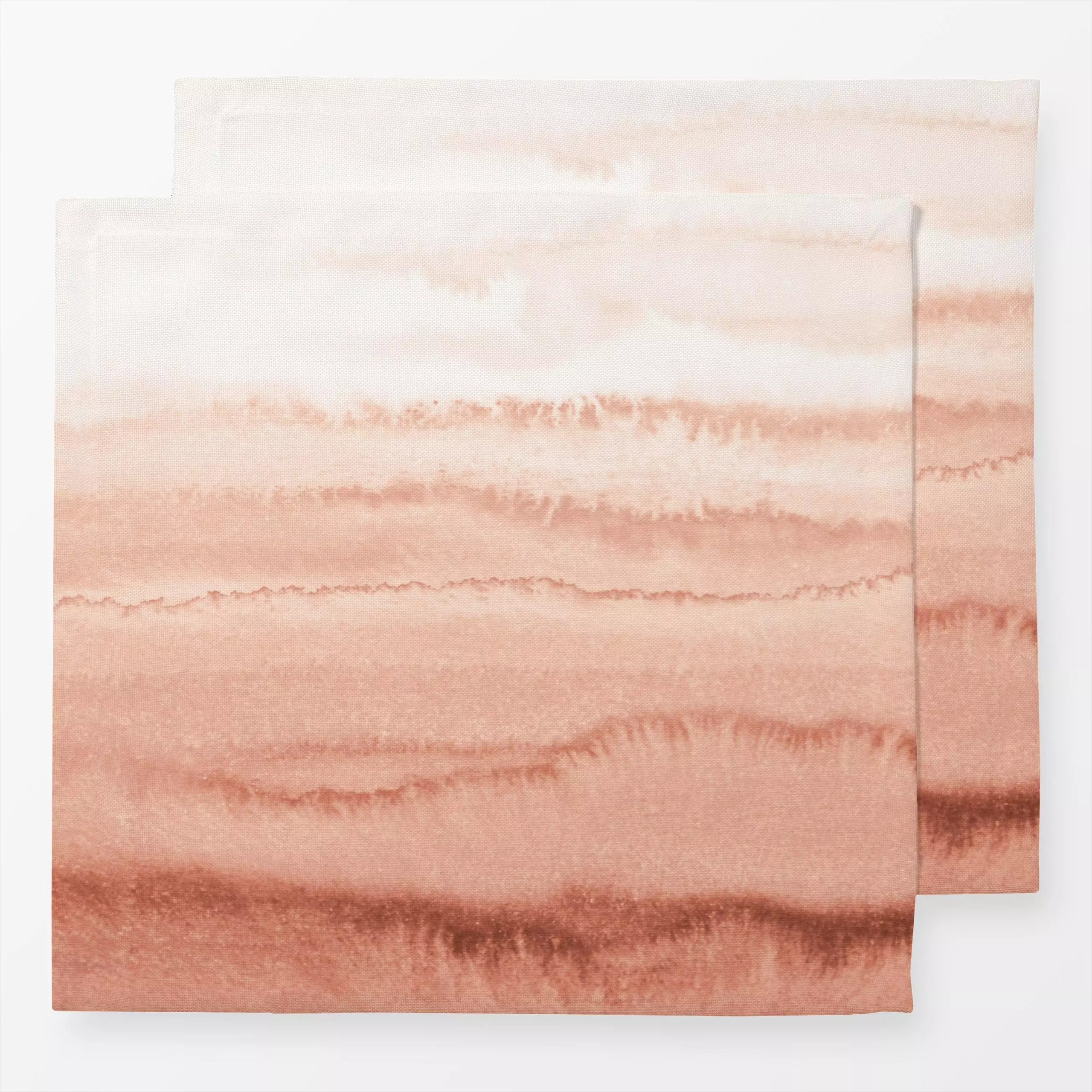 Servietten Wasserfarben Rosa Orange - Natur & Landschaft, Sommer, Symbole & Muster - von „Monika Strigel"; Wasserfarben, Aqu...