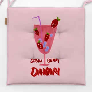 Sitzkissen Daiquiri Typo