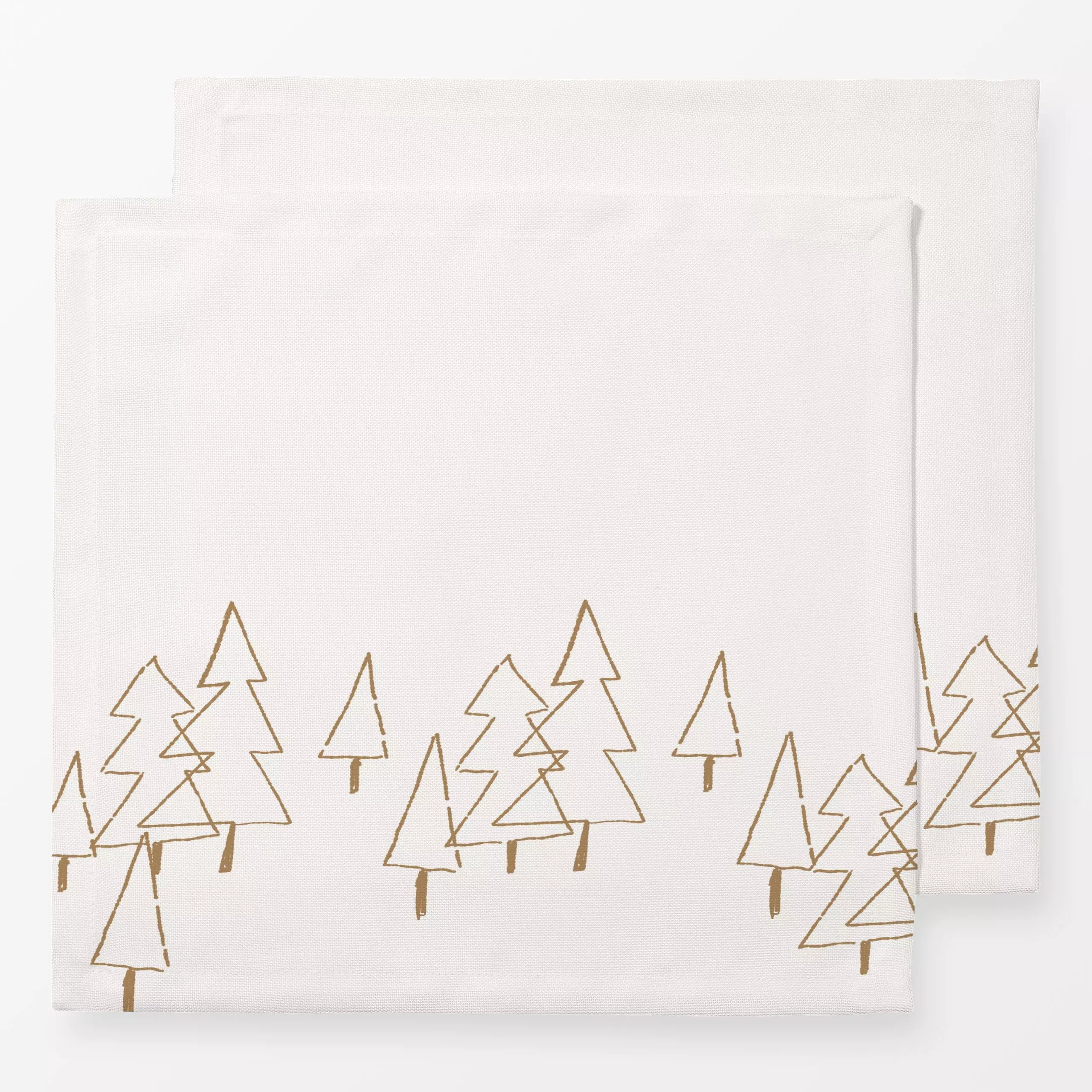 Servietten Tannenwald - Natur & Landschaft, Weihnachten - von „Christiane Zielinski"; Tannenbaum, Weihnachtsbaum, Weihnachte...