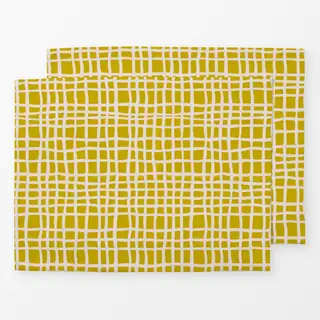 Tischset Ungerade-Linien-gruen
