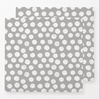 Servietten Dots grau