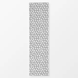 Tischläufer Dots grau