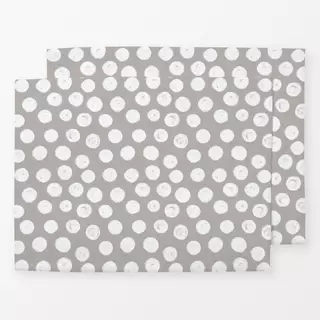 Tischset Dots grau