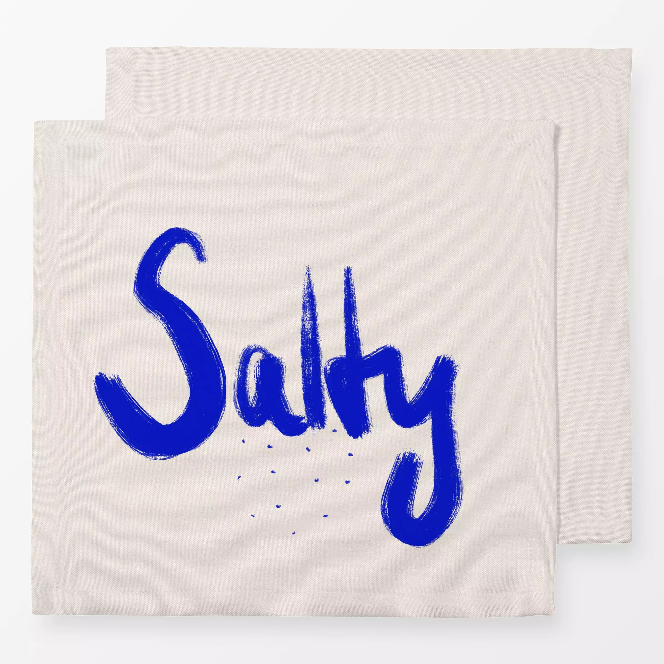Servietten Salty Esstisch - Sprüche & Schriftzüge, Küche, Essen & Trinken - von „Sophie Augustin Illustration"; modern, graf...