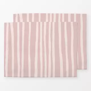 Tischset Stripes Rosé