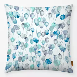 Kissen Balloons Blue Gray