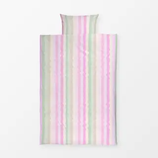 Bettwäsche Regenbogen Wellen Muster