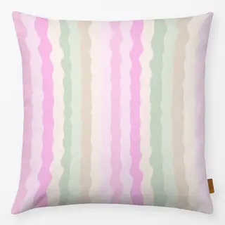 Kissen Regenbogen Wellen Muster