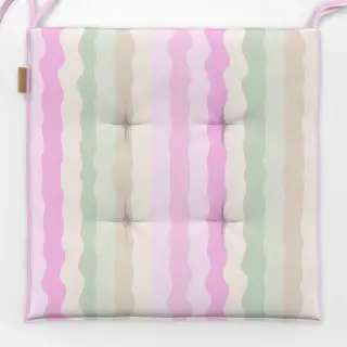 Sitzkissen Regenbogen Wellen Muster