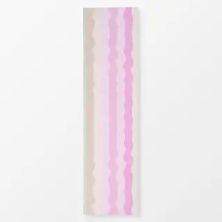 Tischläufer Regenbogen Wellen Muster