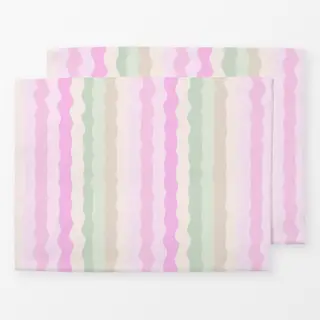 Tischset Regenbogen Wellen Streifen