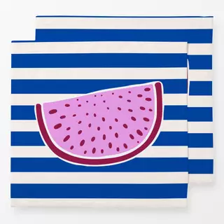 Servietten melon stripes
