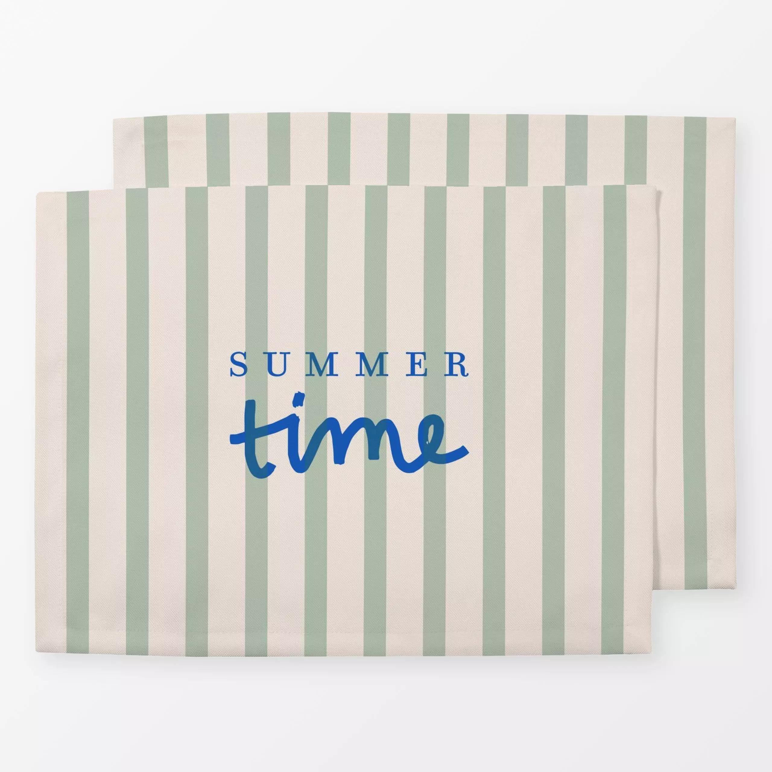Tischset Summer time, Spruch, Sommer, von Kruth Design