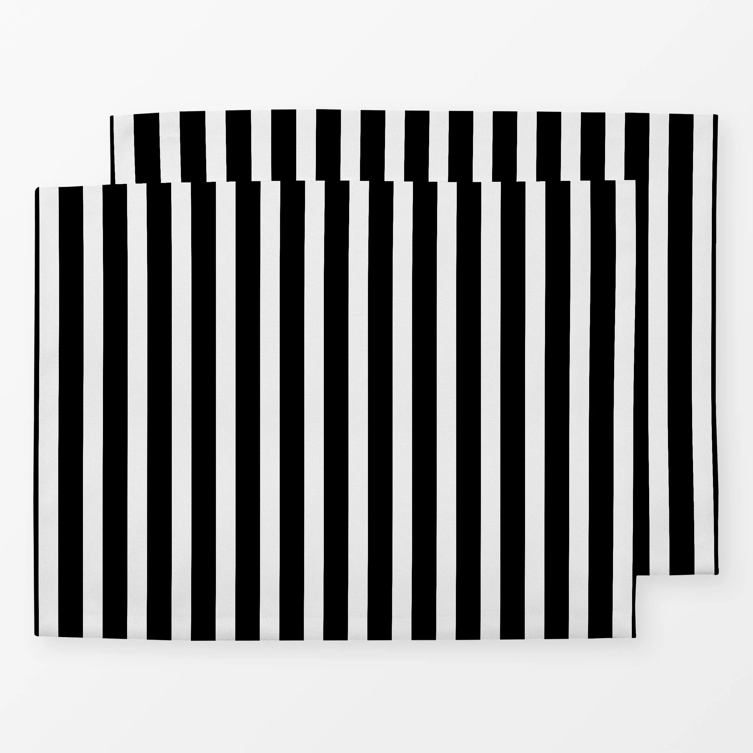 Tischset Bold Stripes midnight black, gemustert, von Karen Menzenbach x so.leben.wir