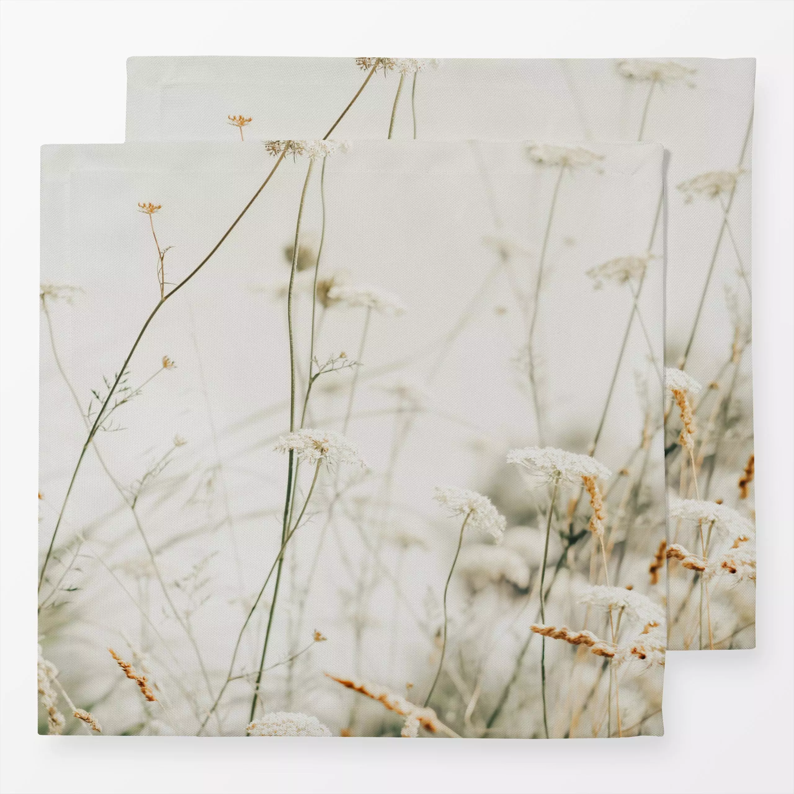 Servietten Wild Flowers in Pastel Colors - Blumen & Florales, Pflanzen & Botanik - von „Ingrid Beddoes“; Pampasgras, Wildblu...