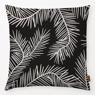 Kissen Boho Fir Branches black