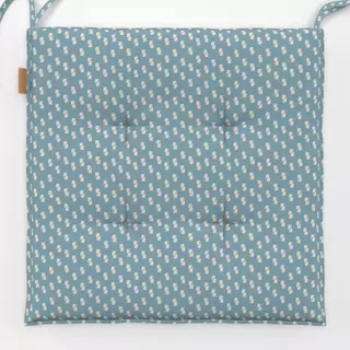 Sitzkissen Watercolor Drops Blue