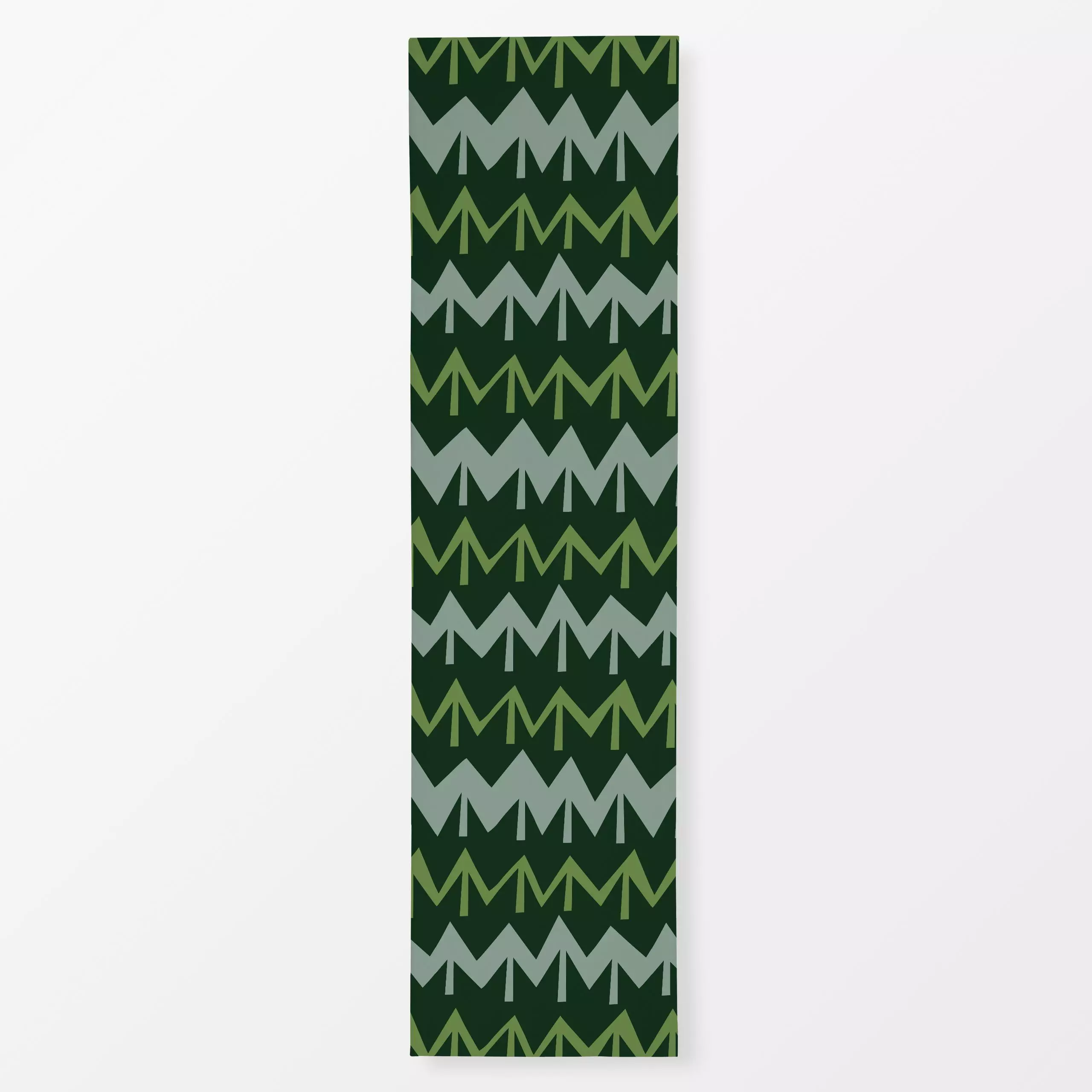 Tischläufer Winterwald - Winter - von „Julia Schumacher"; skandinavisch, Wald, Tannenbaum, Salbei, Winterwald, Tannenwald, Z...