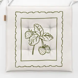 Sitzkissen Picking Strawberries