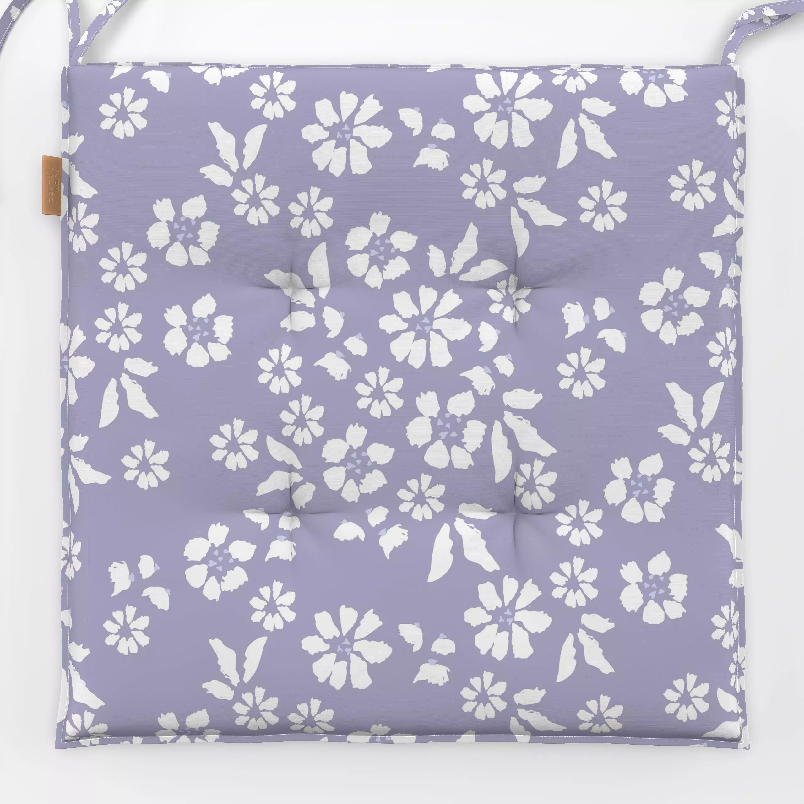 Sitzkissen Lila Traum Kleine Blüten - Blumen & Florales, Frühling, Symbole & Muster - von „Sara Maria"; Blumen, Sommerblumen...
