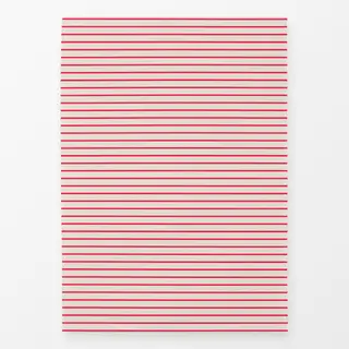 Geschirrtücher Streifenmuster creme rot