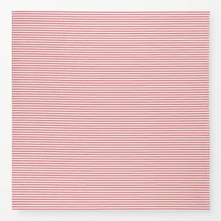 Tischdecke Streifenmuster creme rot