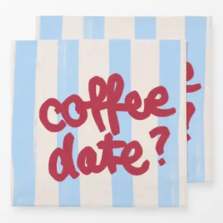 Servietten coffee date?