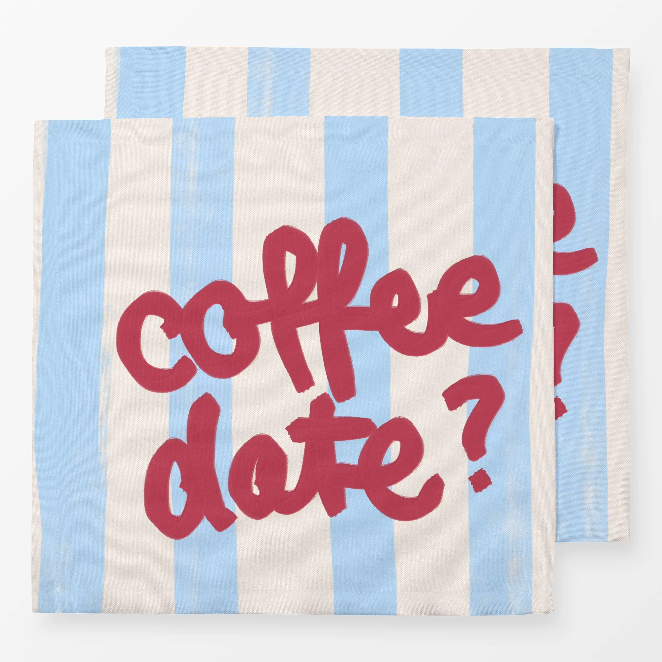 Servietten coffee date? - Sprüche & Schriftzüge, Küche, Essen & Trinken - von „lena marie design"; Kaffee, coffeelover, Kaff...