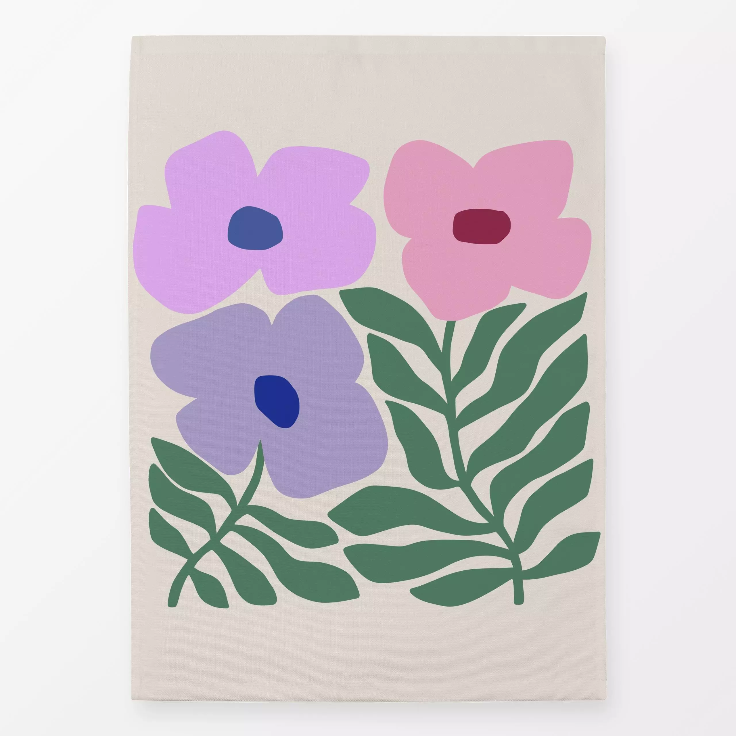 Geschirrtücher Blumen rosa pink flieder - Blumen & Florales, Frühling, Ostern - von „Studio Kesse"