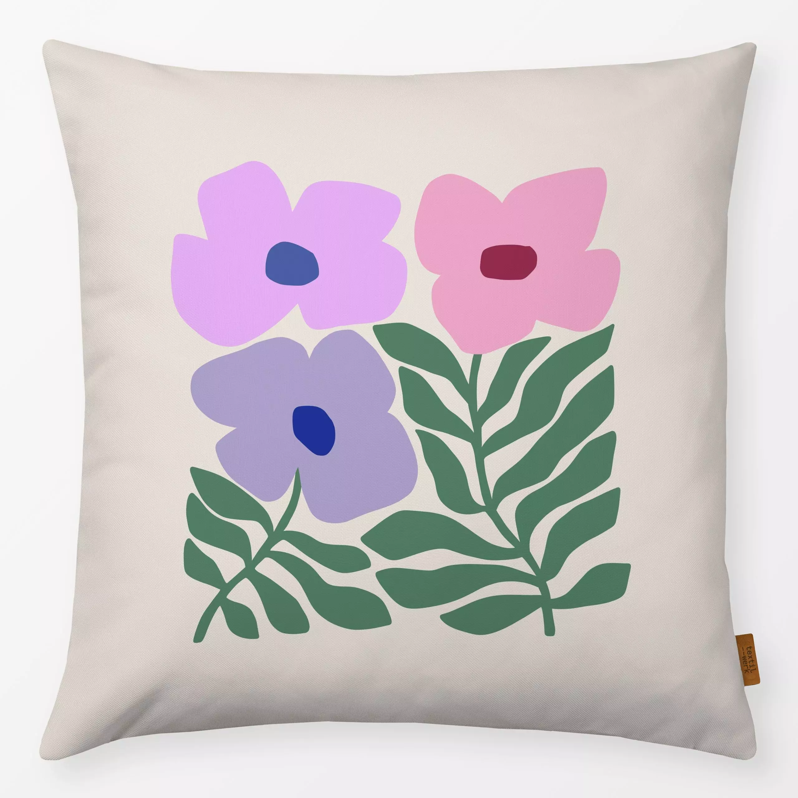 Kissen Blumen rosa pink flieder - Blumen & Florales, Frühling, Ostern - von „Studio Kesse"