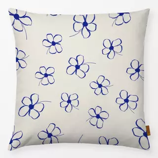 Kissen Blaue Blumen
