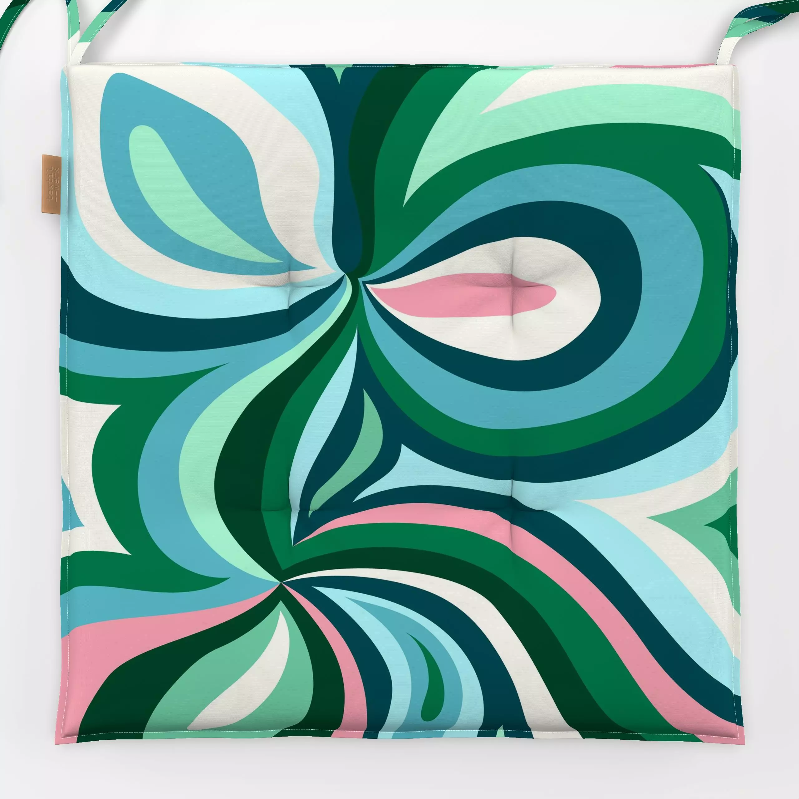 Sitzkissen Farbfreude Retro B 1 - Sommer, Symbole & Muster, Retro & Vintage - von „Primus Pattern"; Streifen, Retro, Geometr...
