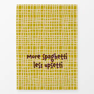 Geschirrtücher More-Spaghetti-Less-Regretti