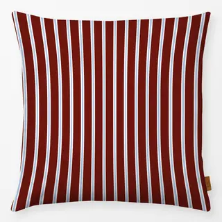 Kissen Bistro Stripes red blue